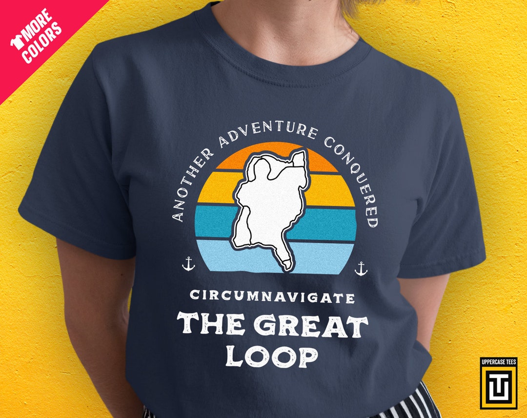 Great Loop T-shirt, Travel Adventure Gift, Boat Captain Tee - Etsy