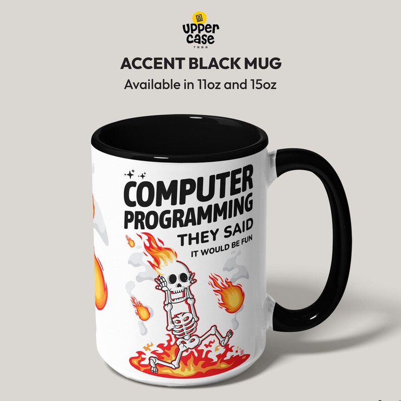 Grappige mok computerprogrammeur, cadeau softwareontwikkelaar afbeelding 3