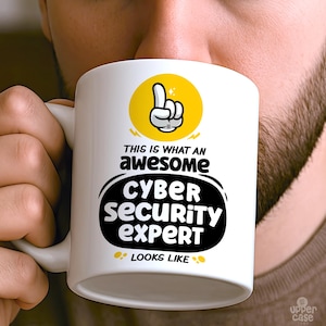 Taza de experto en ciberseguridad / Taza de regalo de seguridad informática