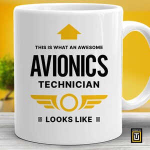 Avionics Technician Mug, This is What an Awesome Avionics Technician Looks Like Coffee Cup, Gift for Avionics Systems Technician