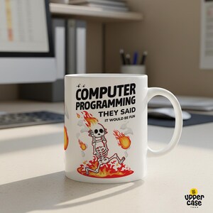 Grappige mok computerprogrammeur, cadeau softwareontwikkelaar afbeelding 6