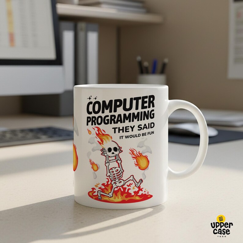 Grappige mok computerprogrammeur, cadeau softwareontwikkelaar afbeelding 6