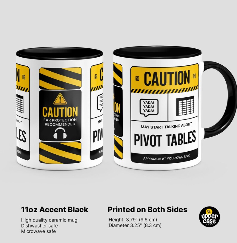 Funny Pivot Table Mug, Data Analyst Gift - Etsy