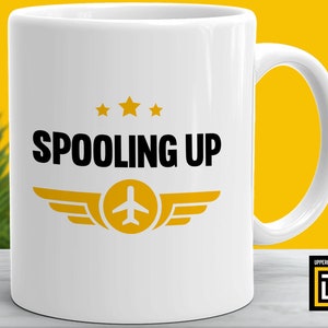 Regalo divertido para piloto / Taza de piloto / Taza de café con cola de caballo / Regalo para piloto, capitán de aerolínea, instructor de vuelo, estudiante de piloto /