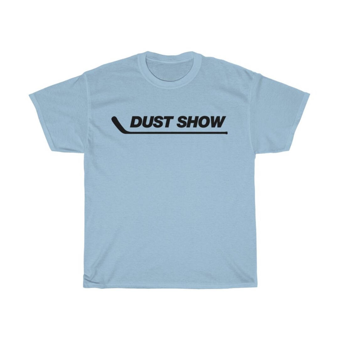 Dust Show Hockey Shirt With Dust Show Logo Designed by a Young and up