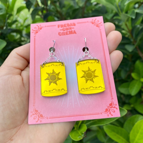 Floating Lantern Earrings | Acrylic Earrings