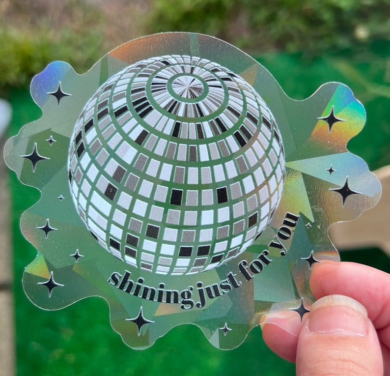 Shining Just for You Mirrorball TS Disco Swiftie Sun Catcher Etsy