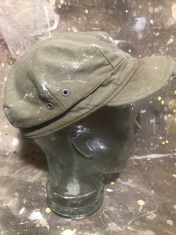 1940’s WWII HBT Field/Mechanic’s Hat