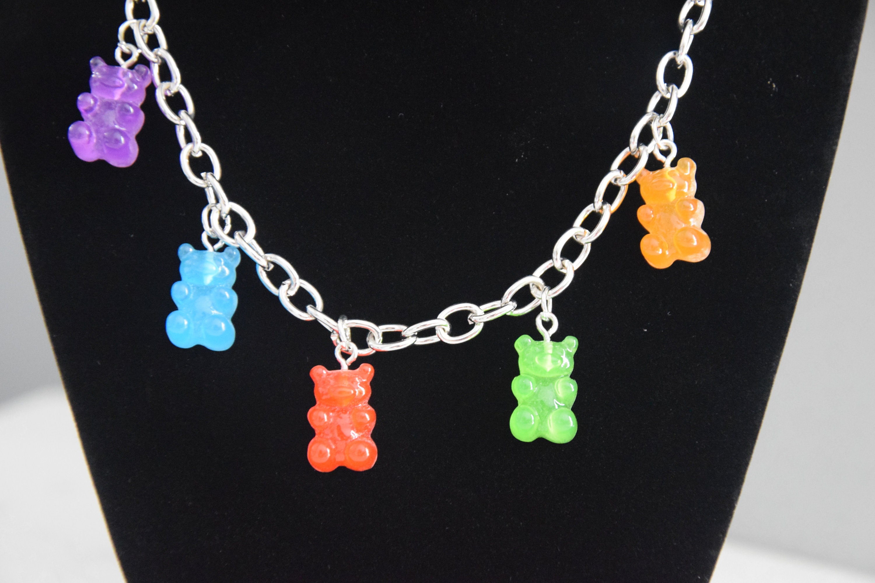 Gummy Bear Choker Necklace Gummy Bear Necklace Gummy Bear Etsy