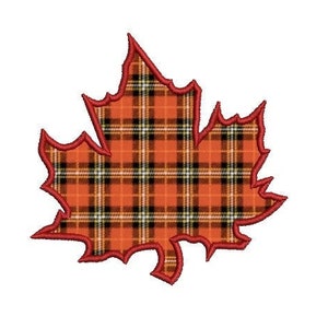 autumn leaf applique machine embroidery design files