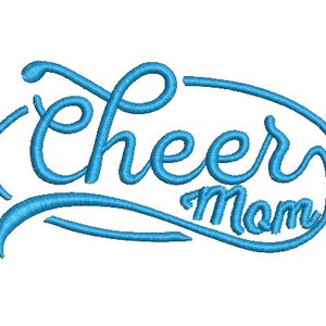 Cheer mom machine embroidery design files