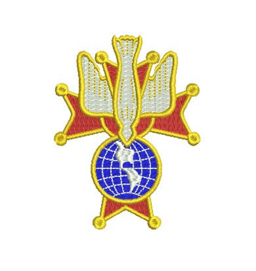 Fourth Degree Knights of Columbus Embroidery Design Etsy