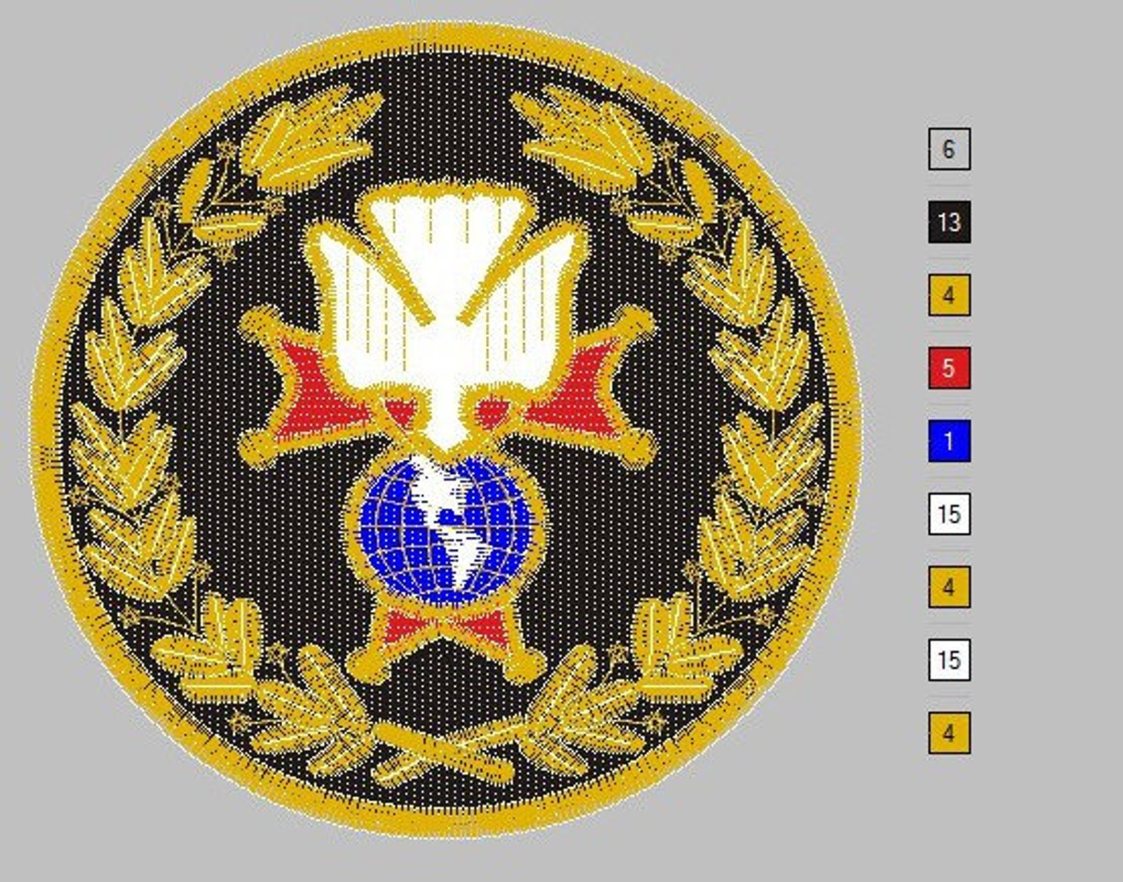 Knights of Columbus Embroidery Design Etsy