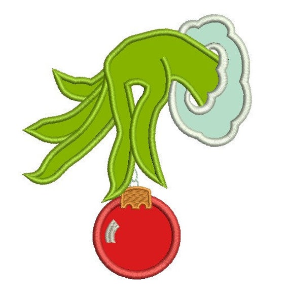Grinch stole christmas applique machine embroidery design  etsy Grinch stole christmas applique machine embroidery design  etsy