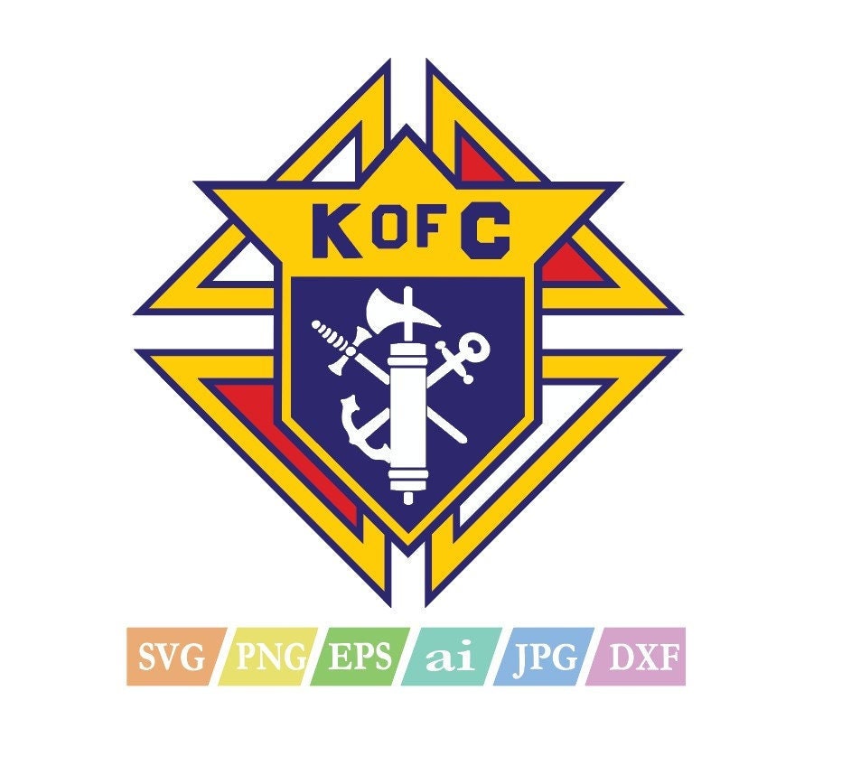 Knights of Columbus Svg Cricut Silhuette Jpg Pdfeps Cut Etsy