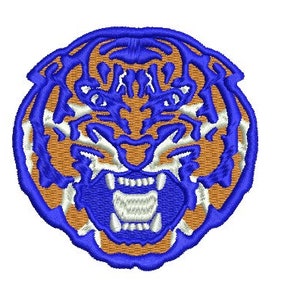 Tiger machine embroidery design files