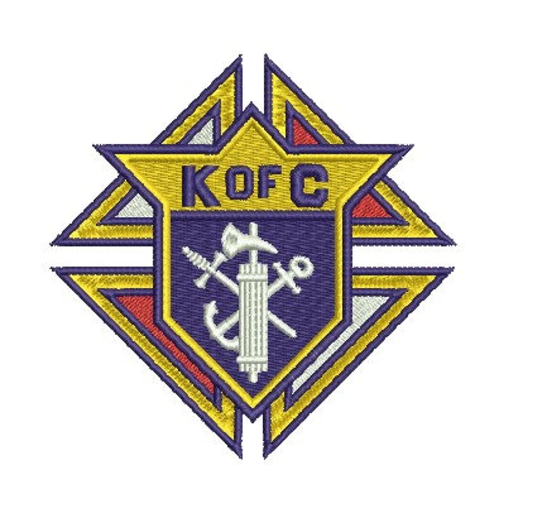 Knights of Columbus Embroidery Design Etsy