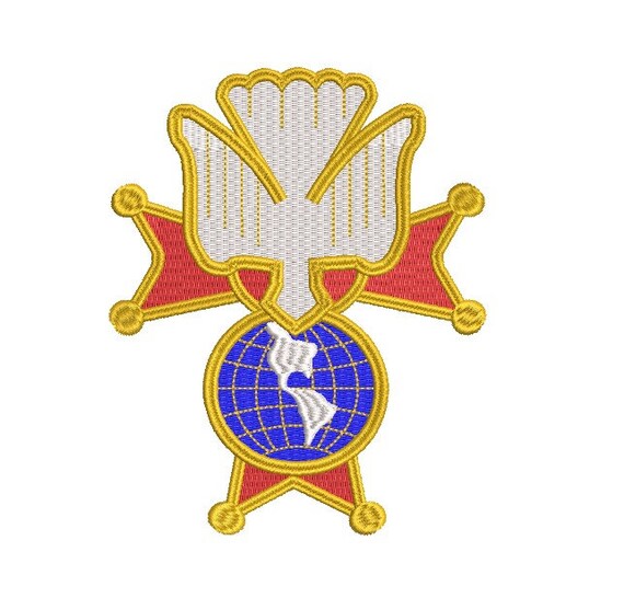 4th Degree Knights of Columbus Embroidery Design Etsy