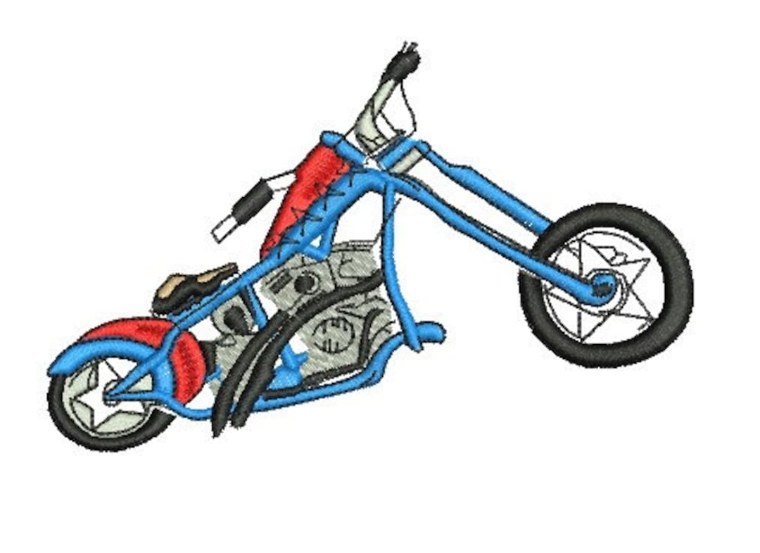 Bike Embroidery Design Machine Embroidery - Etsy