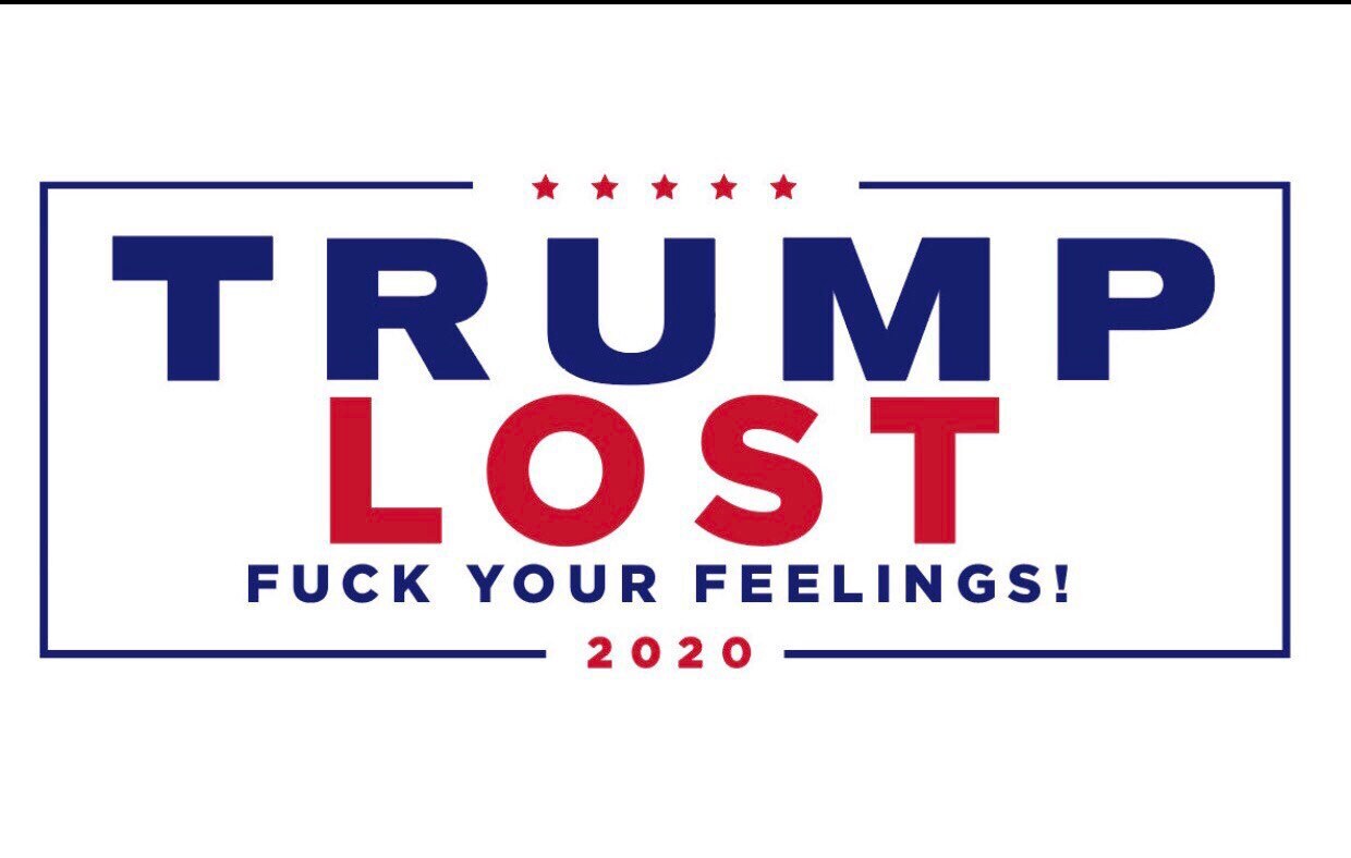 BIGGER Donald Trump Lost 2020 President Campaign 5” X 2.11” Sticker Election USA Car Bumper Joe Biden Kamala Harris