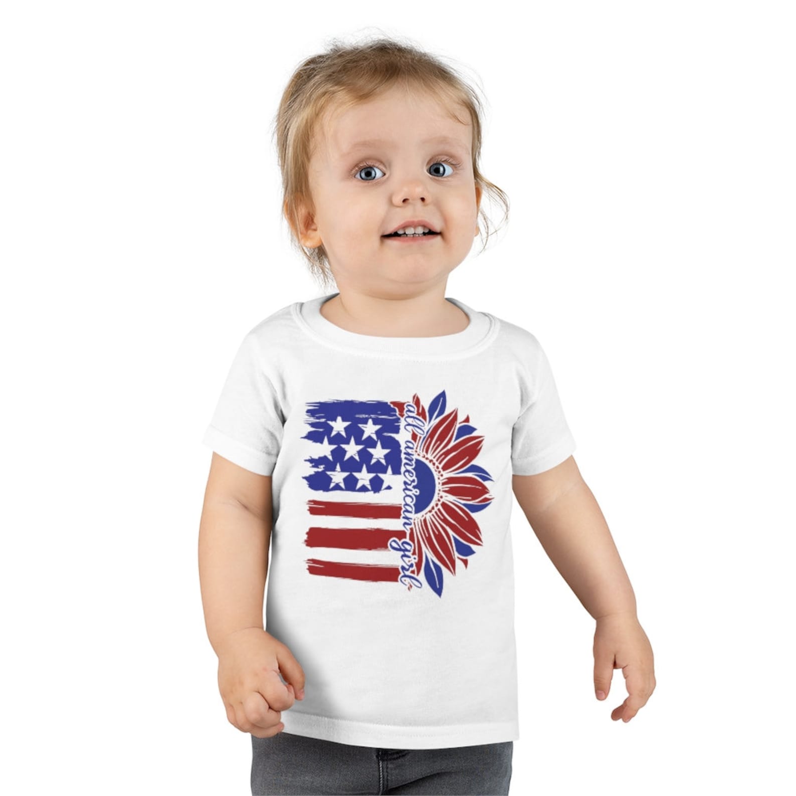 4th of July Toddler Shirt Toddler American Flag Tee - Etsy Singapore