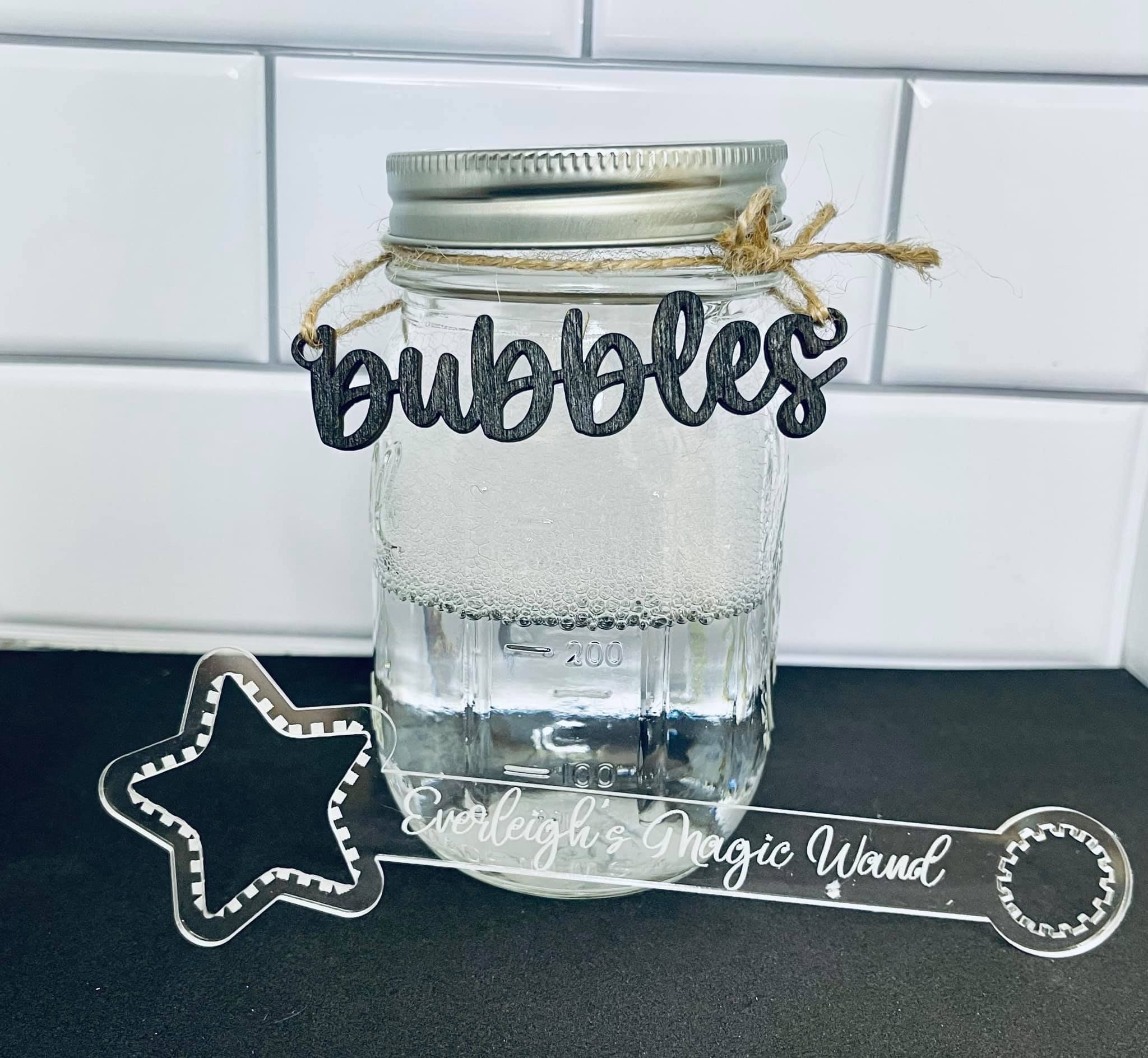 Digital File Only Custom Bubble Wand Design Acrylic Bubble Etsy