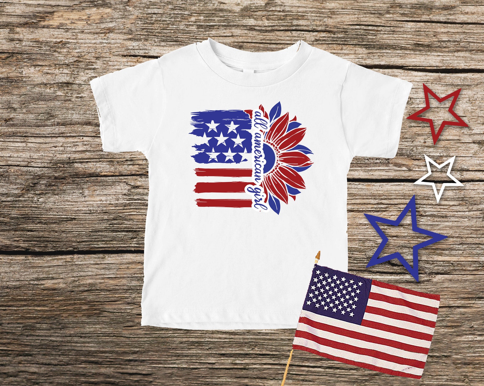 4th of July Toddler Shirt Toddler American Flag Tee - Etsy Singapore