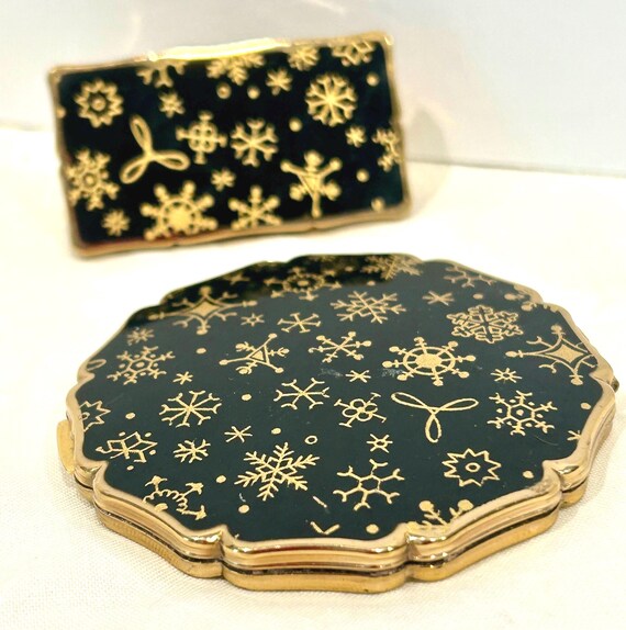 Stratton compact and lip stick holder.