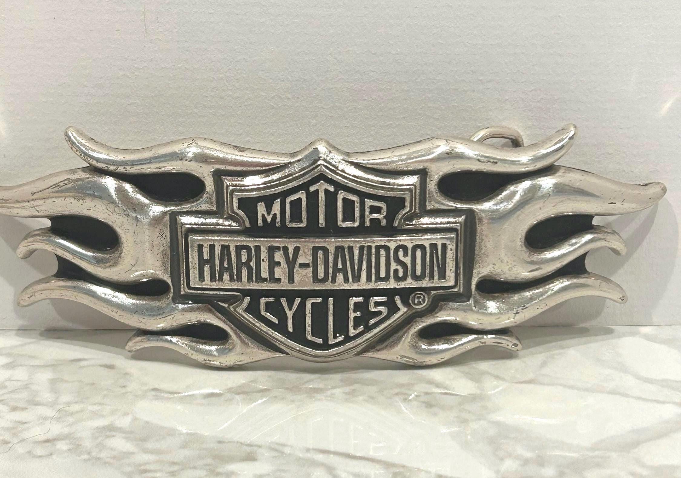 Harley Davidson Vintage Belt Buckle - Etsy