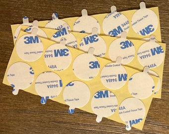 1 inch Double Sided Adhesive Backing Stickers for Wax Seals | 3M Wax Seal Backing | Wax Seal Stickers | Invitation| Wedding| Stationery