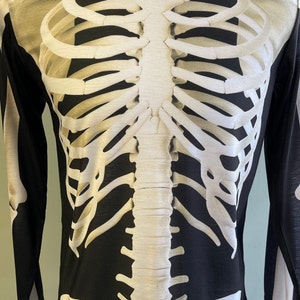Halloween costume skeleton  Polyester Unisex longsleeve  shirt