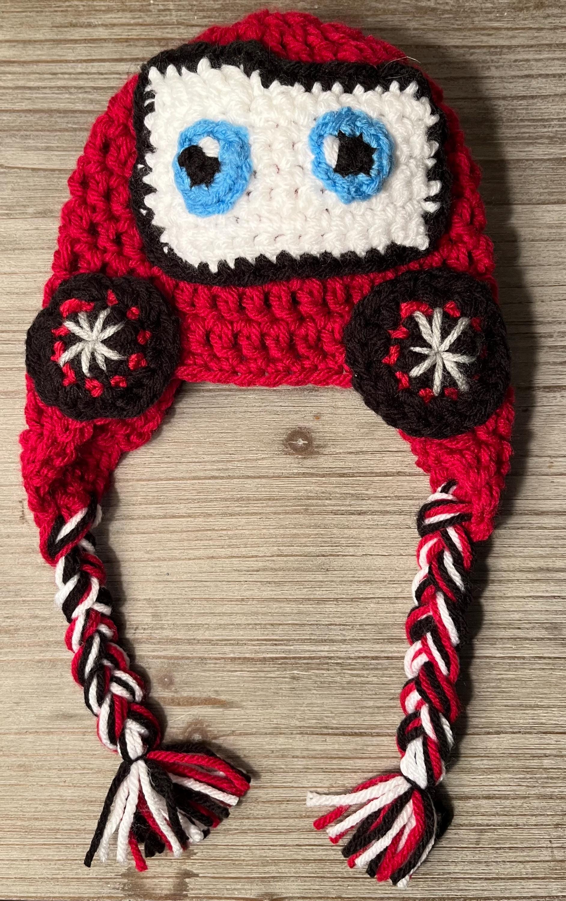 Lightning Mcqueen Crochet Hat