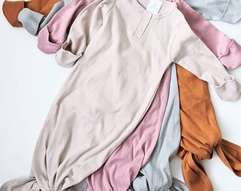 organic cotton baby gowns