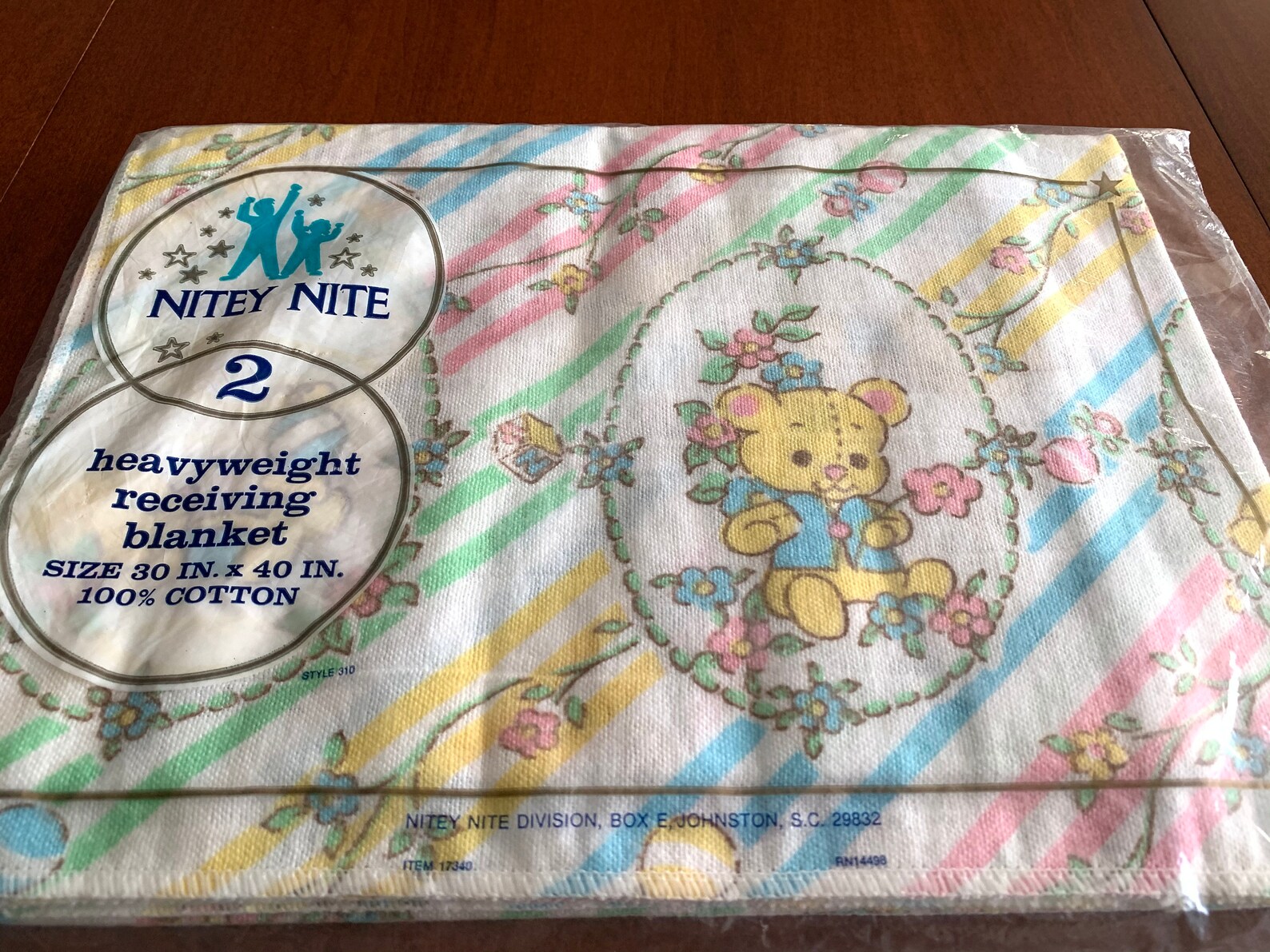 Vintage Baby Receiving Blankets New old stock Nitey Nite Etsy