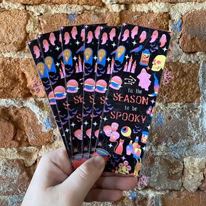 spooky season bookmark