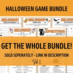 Halloween Villain Match Game: Printable Party Activity (Digital Download) image 6