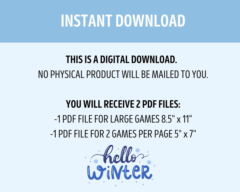 Winter This or That Game: Printable "would You Rather" (digital ...