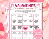 Valentine's Mingle Bingo Game: Printable Party Activity (PDF)