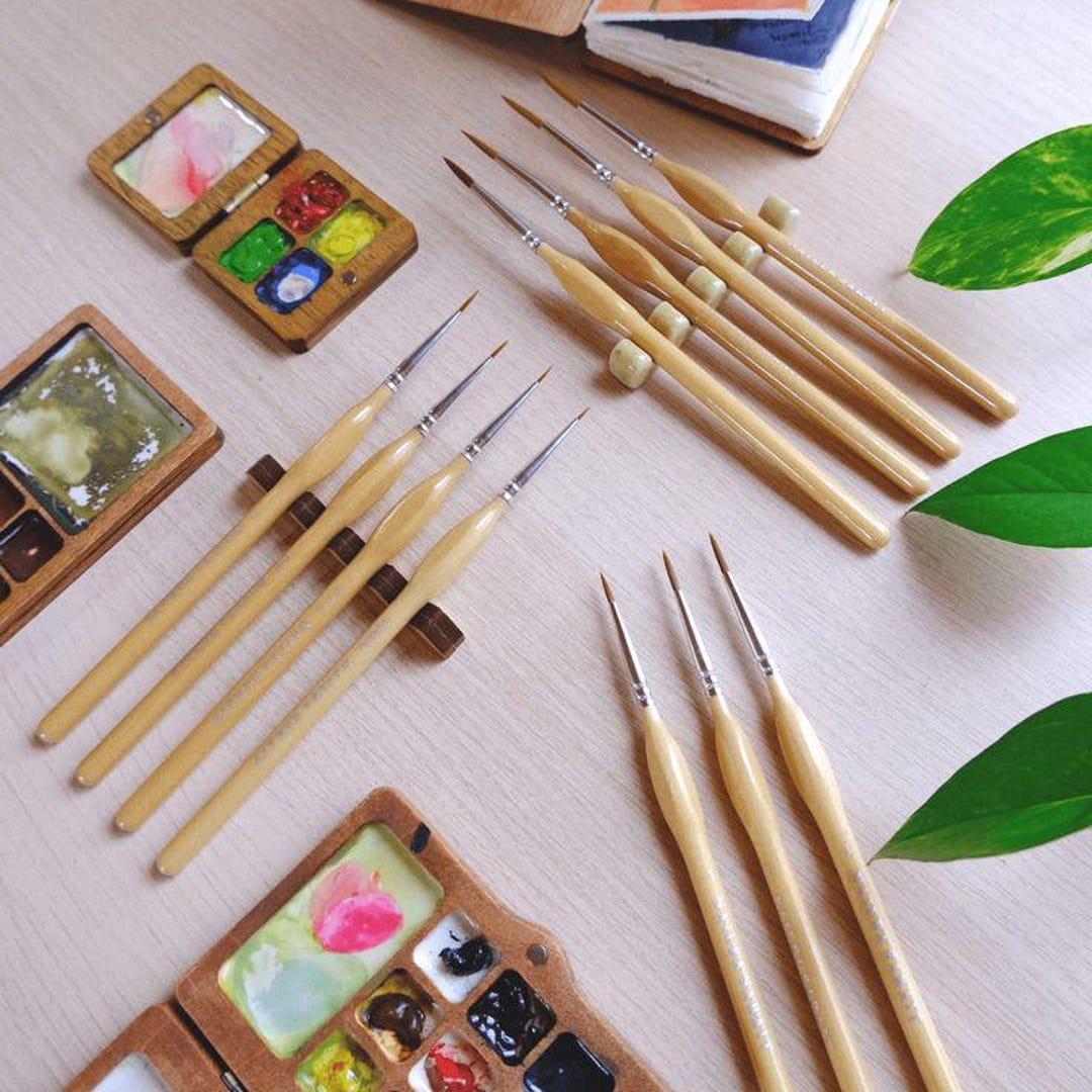 Set of Watercolor Brushes - Etsy