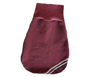 warm swaddle bag, romper bag, sleeping bag made of wool walk (berry) for the winter to grow with you from birth