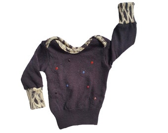 Upcycing- Wool/Silk/Cashmere Sweater Size 1