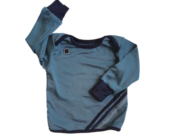 Baby slip shirt, shirt, sweater, Bio_Wolle/silk undershirt