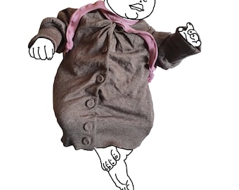 Upcycing Wool/Silk Jacket Size 1