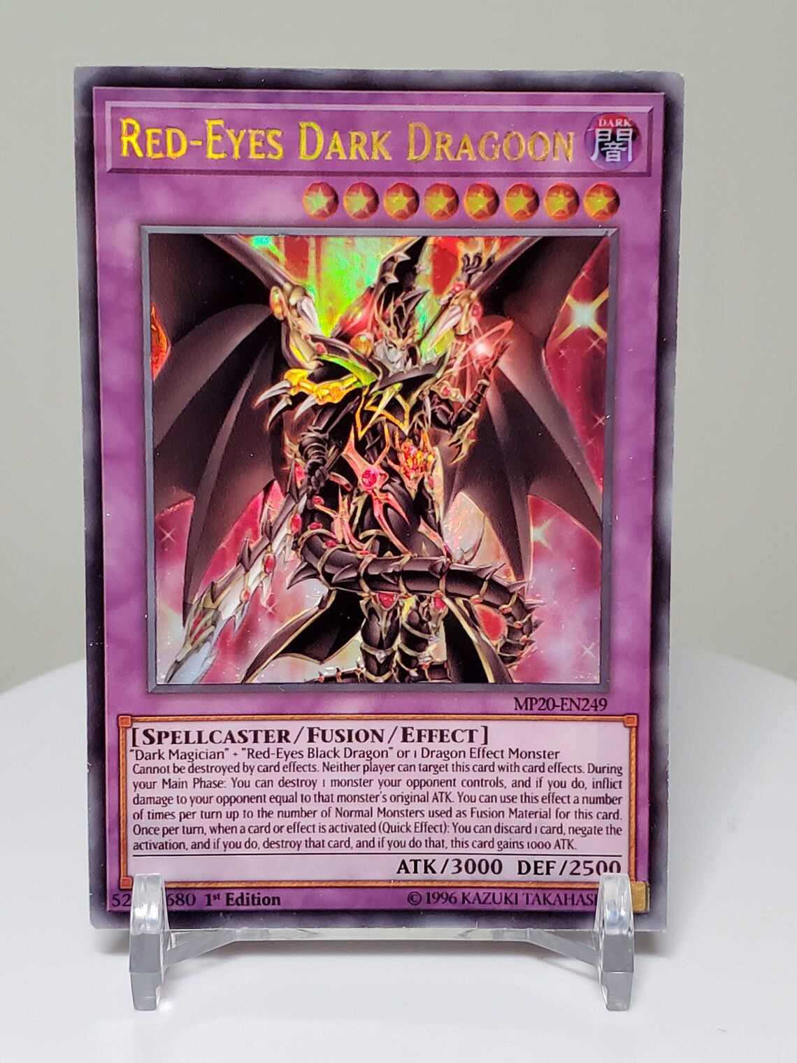Redeyes Dark Dragoon Proxy Etsy