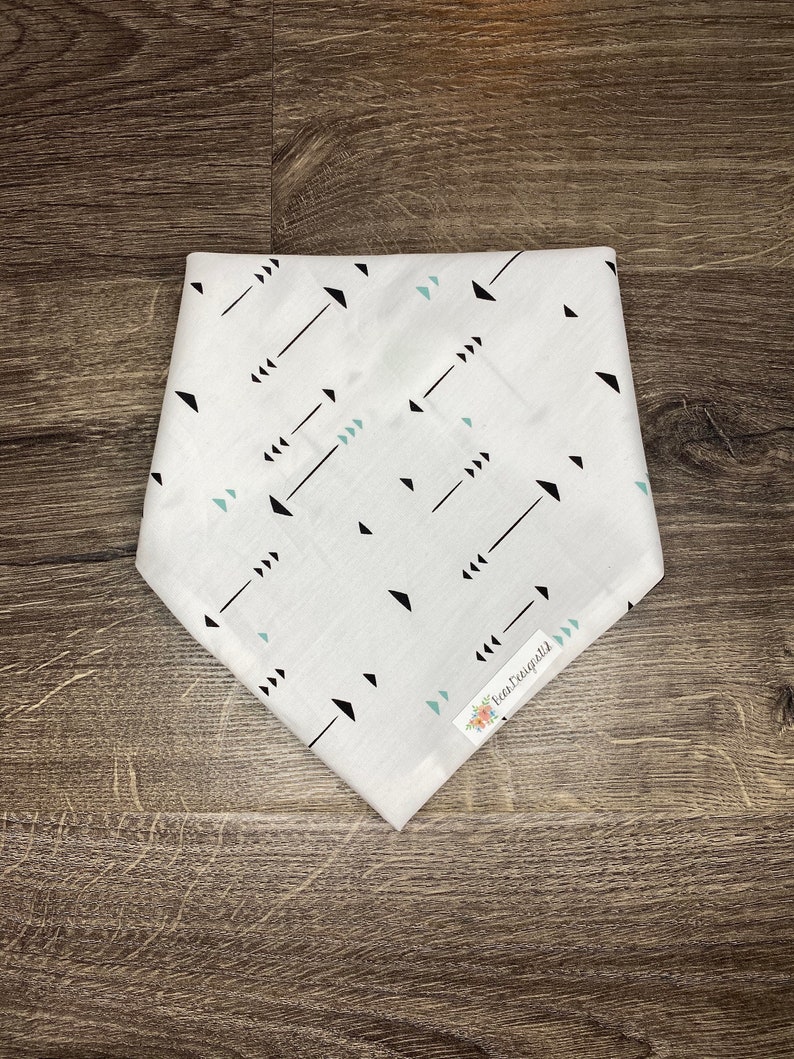 arrows 100/% cotton Teal Bolt CatDog Bandana SNAP on