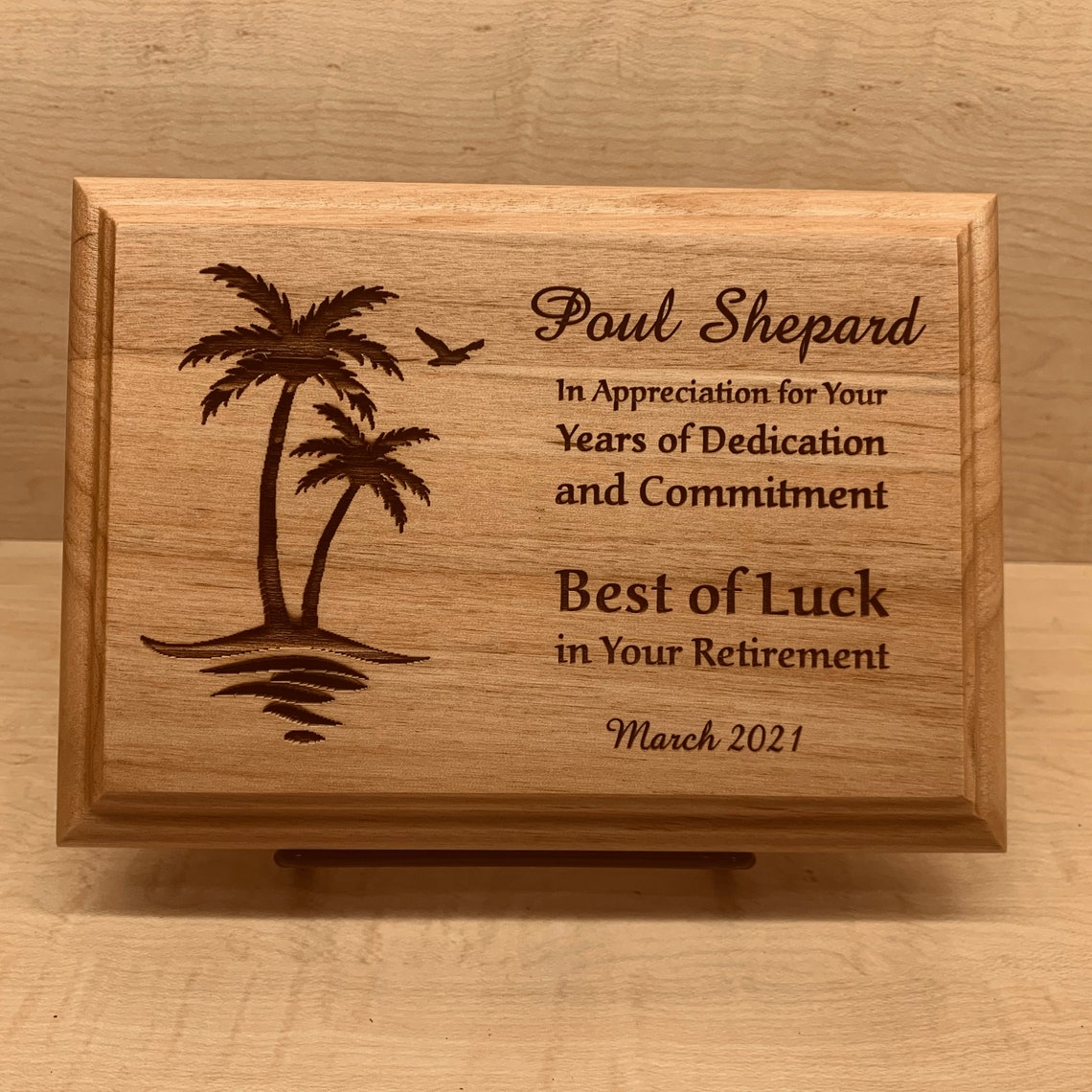 Personalized Laser Engraved Retirement Gift Custom Engraved Etsy