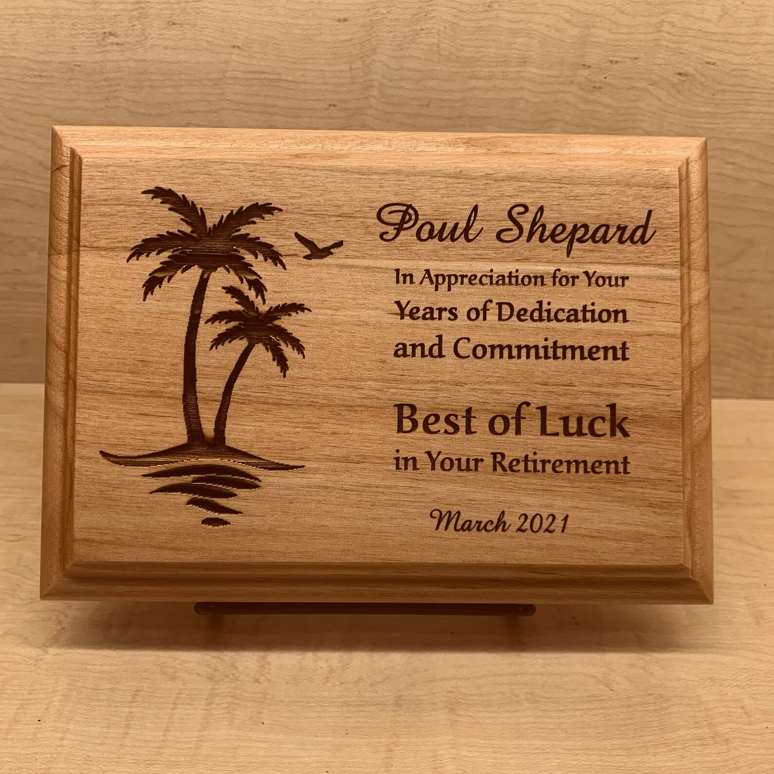 Personalized Laser Engraved Retirement Gift Custom Engraved Etsy