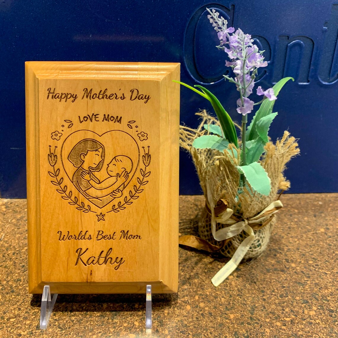 Personalized Laser Engraved Mother's Day Gift 4 X Etsy
