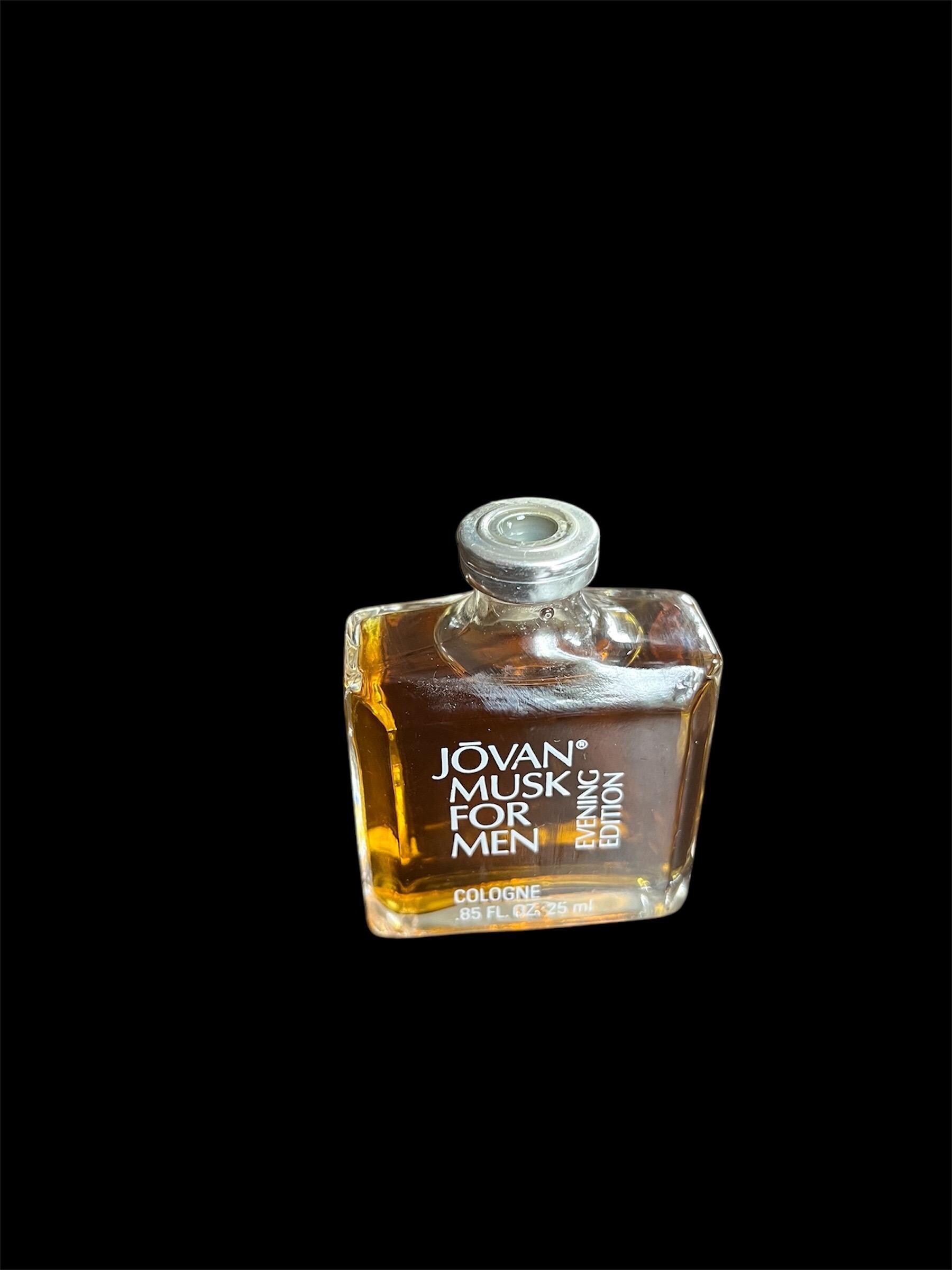 Vintage Jovan Musk for Men Evening Edition Splash Cologne Fl