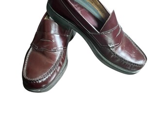 Mocassins classiques marron GH Bass Weejuns, bride en rouleau de bœuf, taille 9